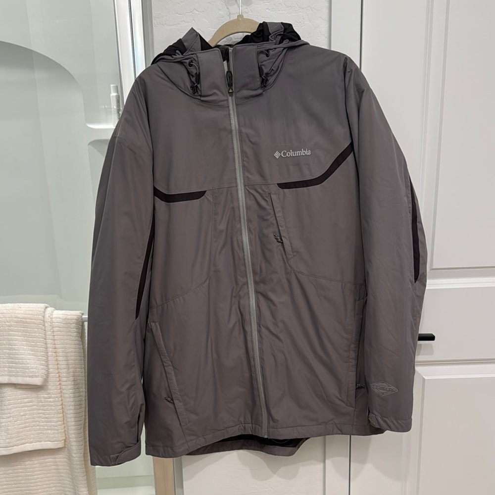 Columbia Men's Gray Hooded Jacket